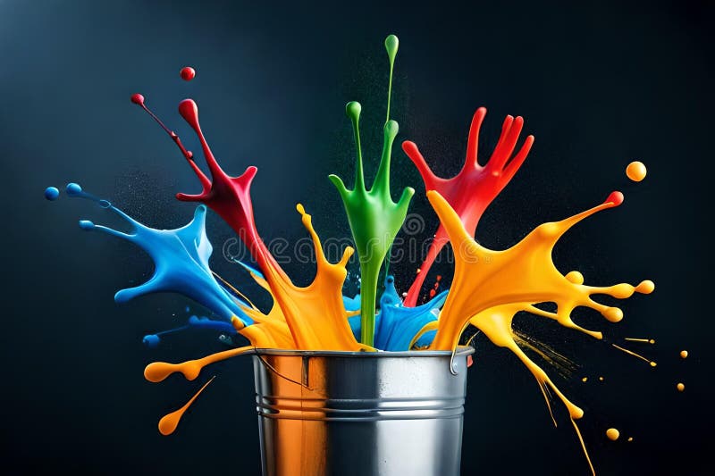 Pot Paint Rainbow Stock Illustrations 225 Pot Paint Rainbow Stock Illustrations, Vectors