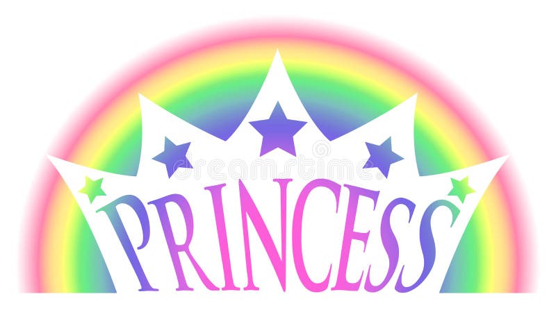 Rainbow Princess Crown
