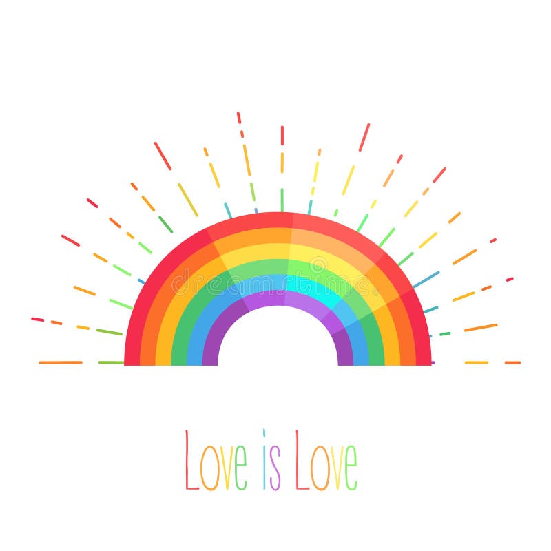 gay pride rainbow vector