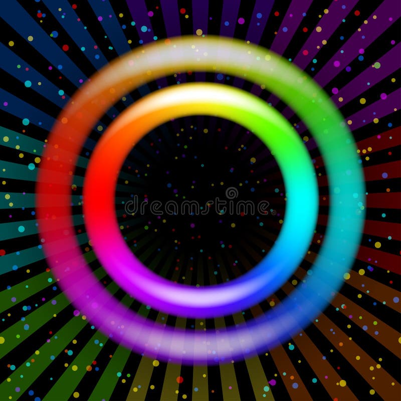 Rainbow ring, background