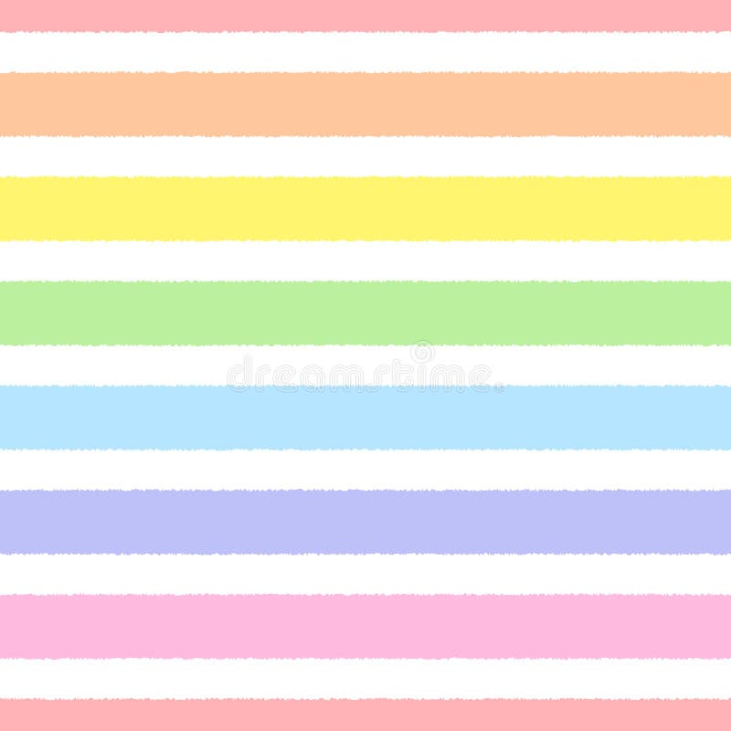 Rainbow Striped Border, Your Story in Pastel Foundation Border