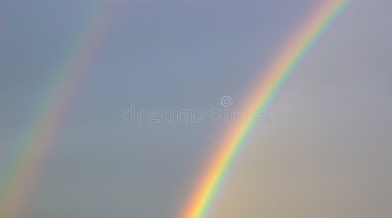 Rainbow in the sky. Concept image. Peaceful nature. Copy space. Season stock photo image stock images, royalty-free photos and pictures