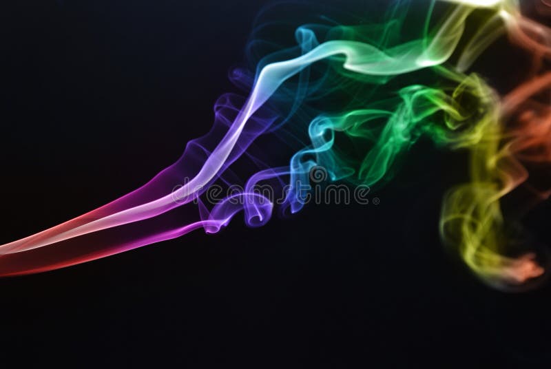 Rainbow smoke