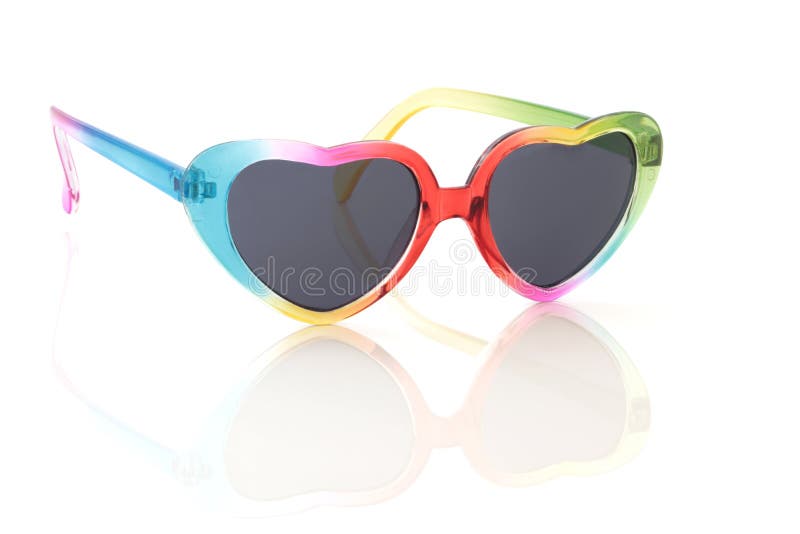 Rainbow Sunglasses stock photo. Image of background, color 16690056