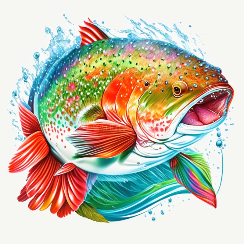 https://thumbs.dreamstime.com/b/rainbow-trout-watercolor-painting-white-background-vector-illustration-generative-ai-generative-ai-design-instagram-291181890.jpg