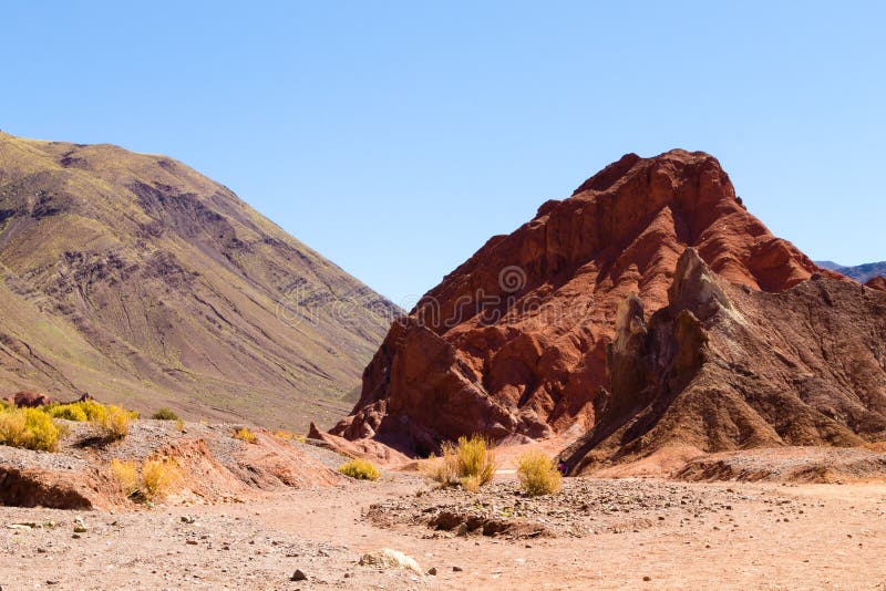 Rainbow Valley, Chile stock image. Image of chile, arcoiris - 113884791