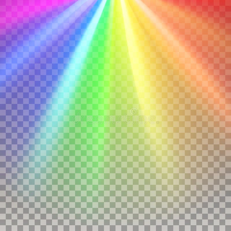 Rainbow rays element stock illustration Rainbow rays element stock illustration