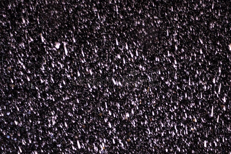 Raindrops on a Black Background. Rain in the Dark Stock Image - Image of  editing, gray: 234569673
