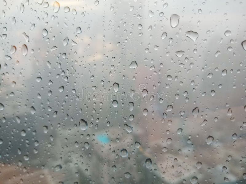 Raindrops na okno zdjęcia royalty free Raindrops na okno zdjęcia royalty free
