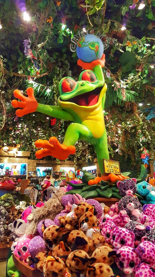 Rainforest Cafe` Frog royalty free stock photo Rainforest Cafe` Frog royalty free stock photo