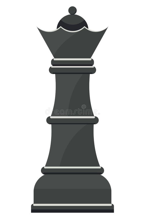 Vector Único Desenho Figura De Xadrez - Bispo Vector De Stock