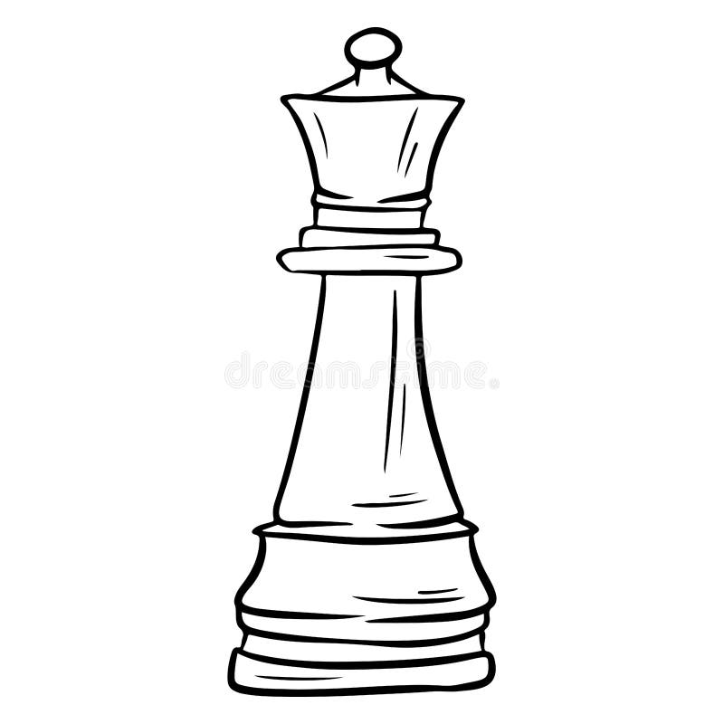 Rei. Figura De Xadrez. O Jogo. Torneio De Xadrez. Jogo Lógico. Estilo De  Desenho Animado. Ilustração do Vetor - Ilustração de grupo, companheiro:  216928776