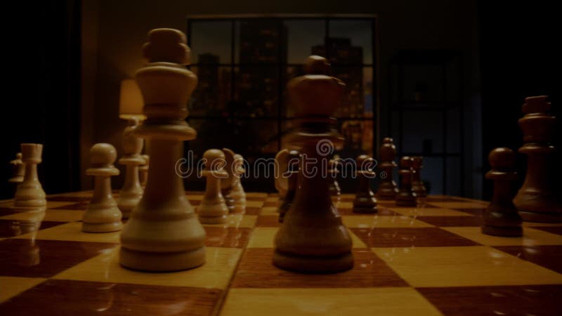 Chessman Hand Move Rei Negro E Captura Bispo Branco Video Estoque - Vídeo  de xadrez, escolha: 227478883