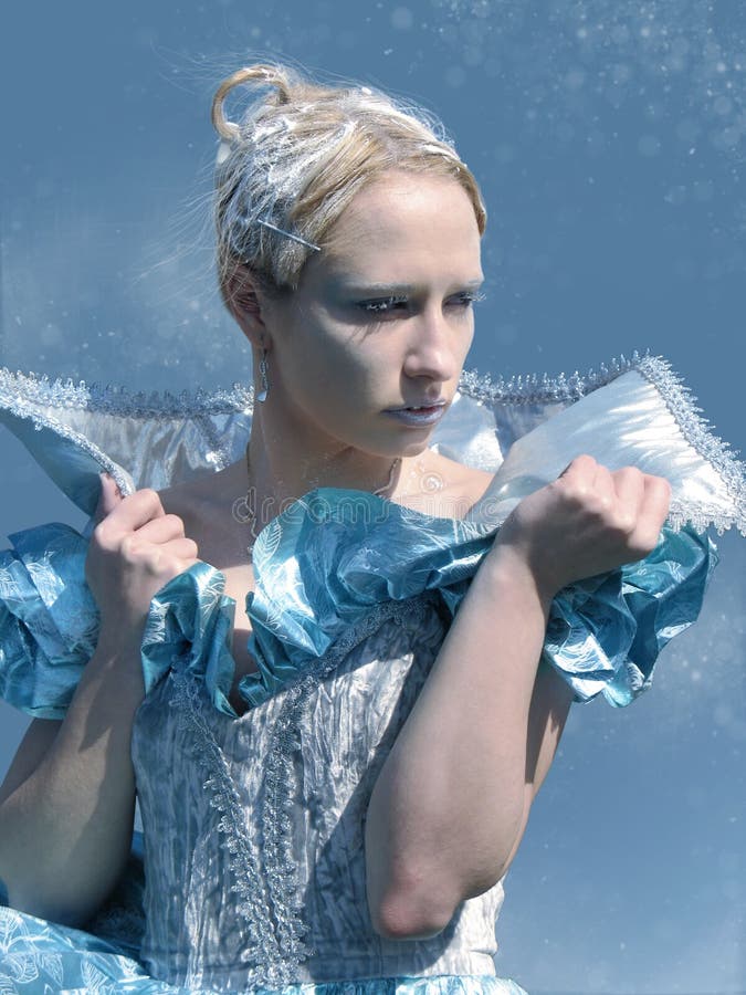 Rainha de gelo de verdade foto de stock