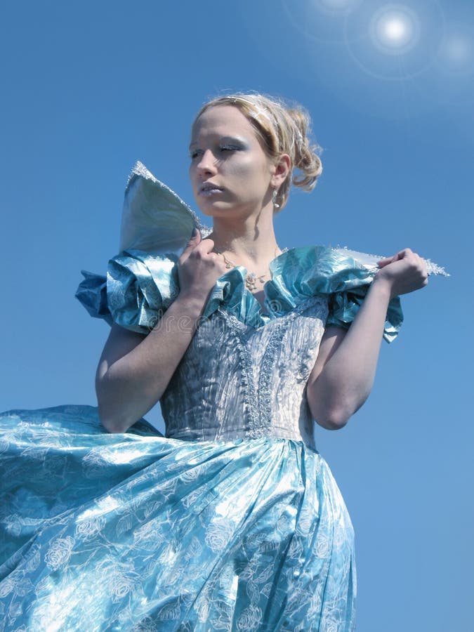 Rainha de gelo de verdade foto de stock