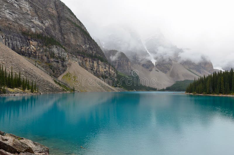 Rainy day at Moraine Lake 3