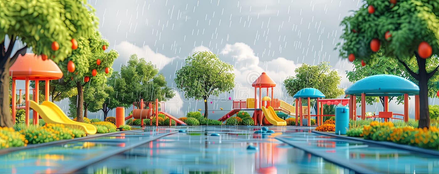 theme-park-graphic-design-stock-illustrations-3-755-theme-park