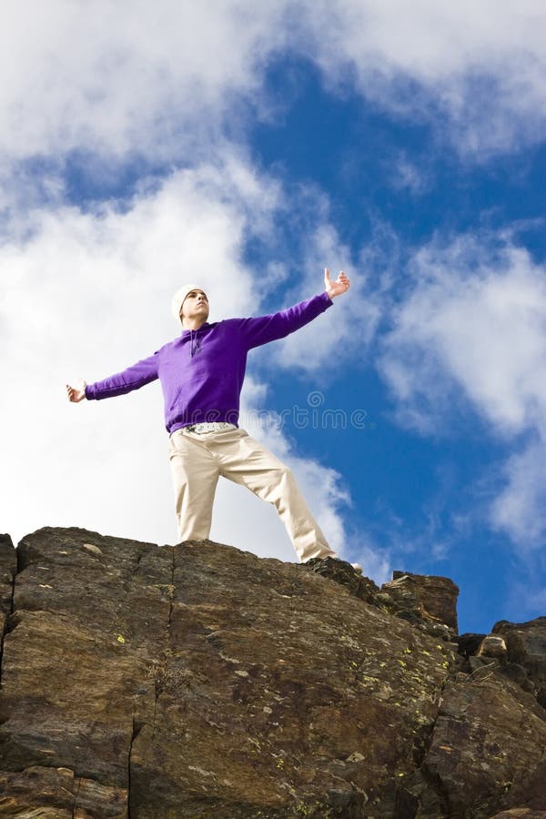 Raised Arms Man Picture. Image 4550103