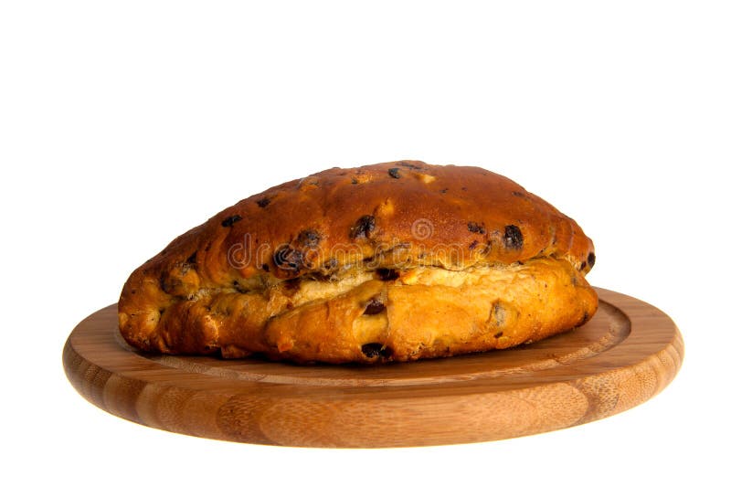Raisin bread stock photo. Image of cuttingboard, traditional 22459670