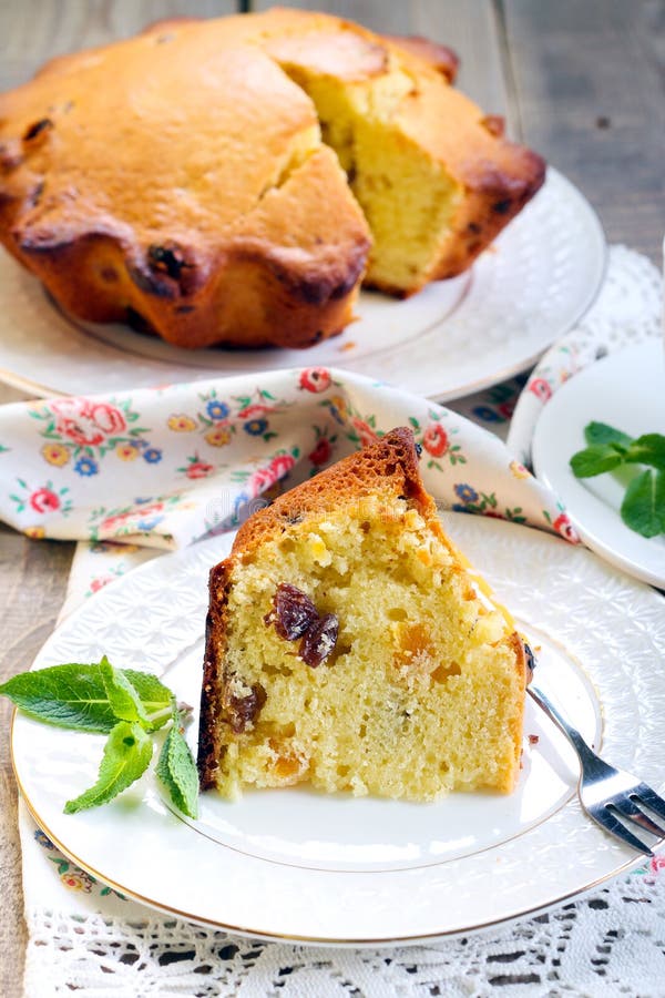 Raisin & Dry Apricot Cake Stock Image Image of buttercake, homemade