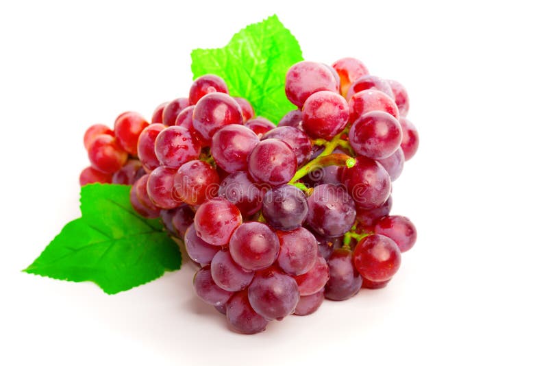Raisin rouge image stock. Image du sain, isolement, moisson 22945197