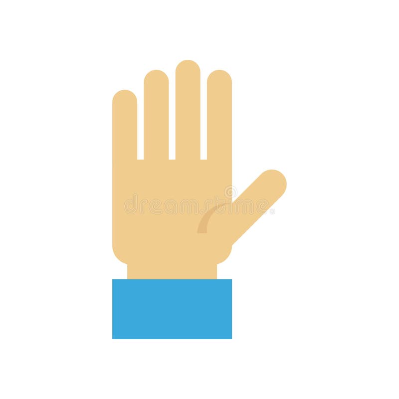 Raising Hand Vector, Back To School Filled Design Icon Stock Vector