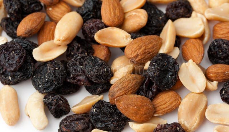 Raisins and nuts