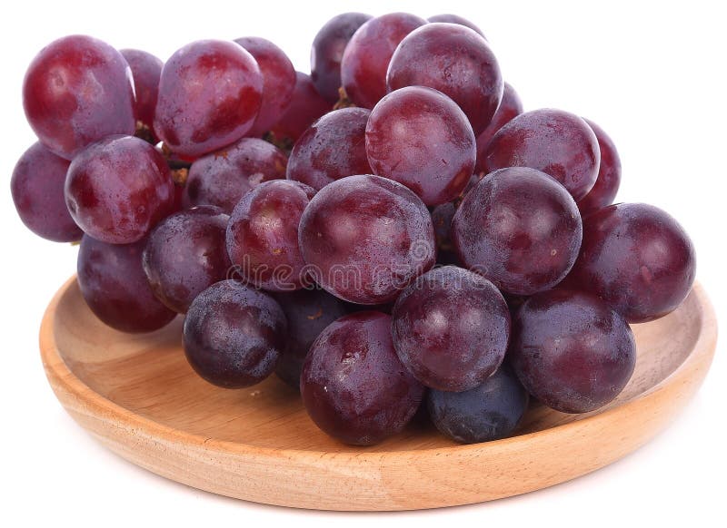 Raisins Rouges D'isolement Sur Le Fond Blanc Image stock Image du