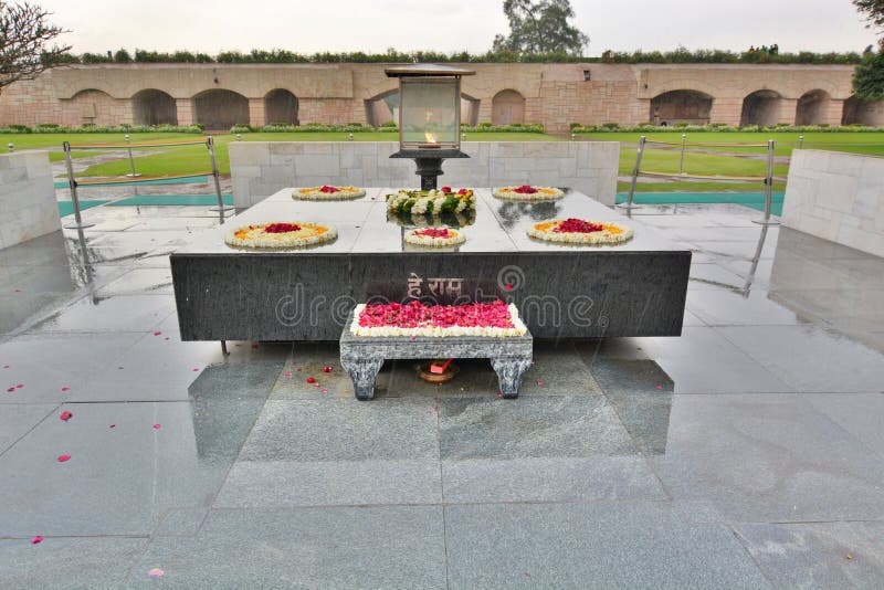 Raj Ghat memorial. Delhi. India