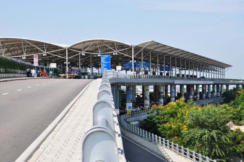 Rajiv Gandhi International Airport in Hyderabad, India