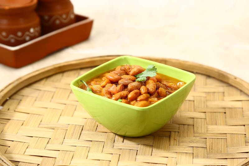 Rajma Masala or Red Kidney Beans Indian Dish Stock Image Image of