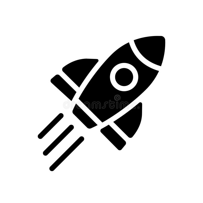 Raketensymbol lizenzfreie abbildung