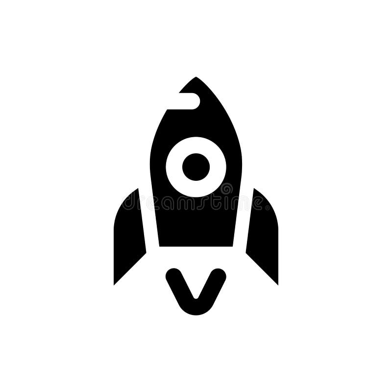 Raketensymbol vektor abbildung