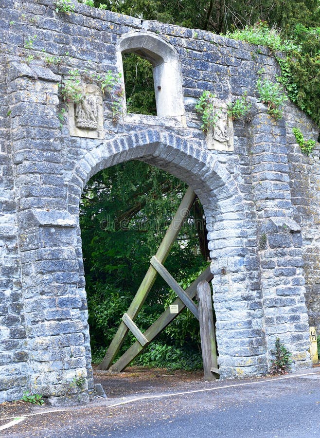 Raking Shore Holding Up the Wall Stock Image Image of raking, gateway