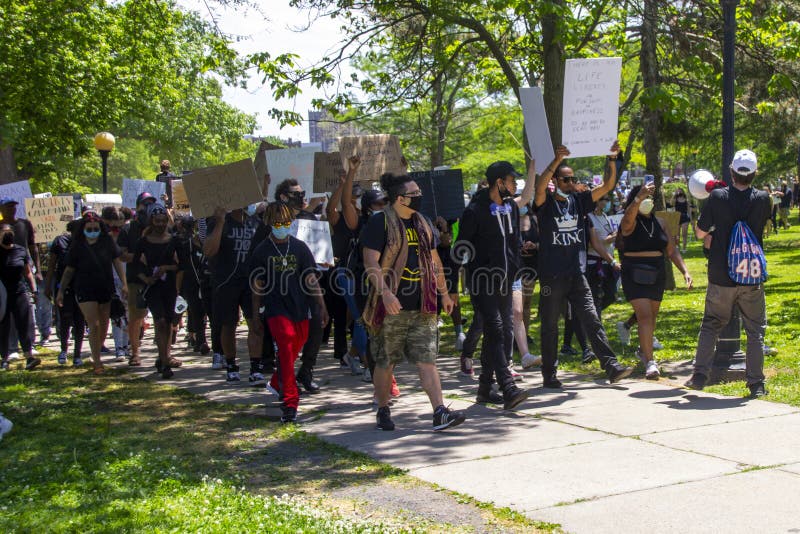 2020 Rally for Justice for George Floyd. The 2020 Rally for Justice, protesting the killing of George Floyd, held at Bushnell Park and the State Capital in stock image 2020 Rally for Justice for George Floyd. The 2020 Rally for Justice, protesting the killing of George Floyd, held at Bushnell Park and the State Capital in stock image