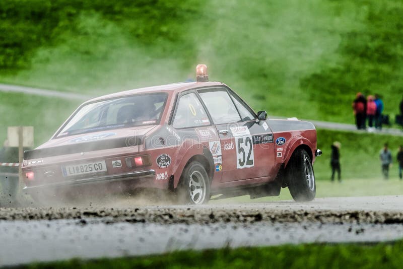 Rallye de austria leyendas rallye arboe fotografía de archivo