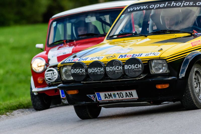 Rallye de austria leyendas rallye arboe imagen de archivo libre de regalías