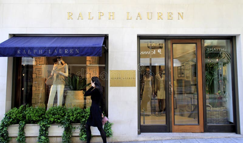 Exterior Ralph Lauren Outlet, Beijing, China Editorial Stock Image