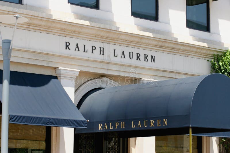 Ralph Lauren Retail Clothing Store Editorial Stock Image - Image of ...