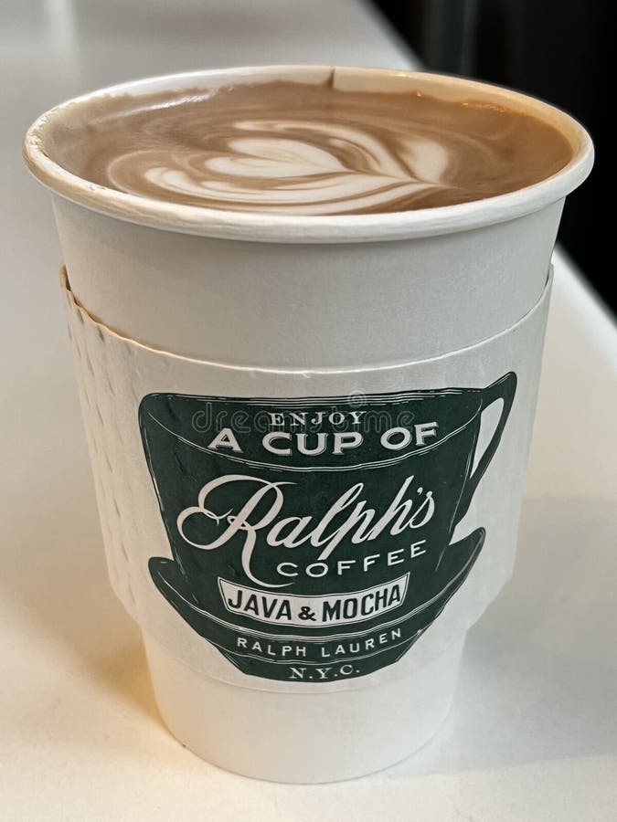 Ralphs Coffee, Ralph Laurens Coffee Shop, in New York City Editorial