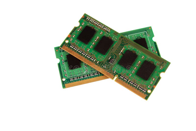 RAM, operative memory for notebook or laptop computer, monoblock, isolated on white royalty free stock image RAM, operative memory for notebook or laptop computer, monoblock, isolated on white royalty free stock image