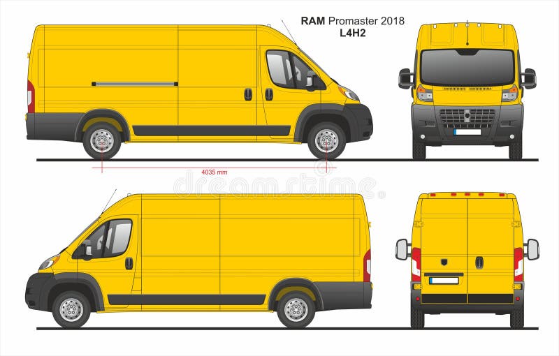 RAM Promaster Cargo Delivery Van L4H2 2018