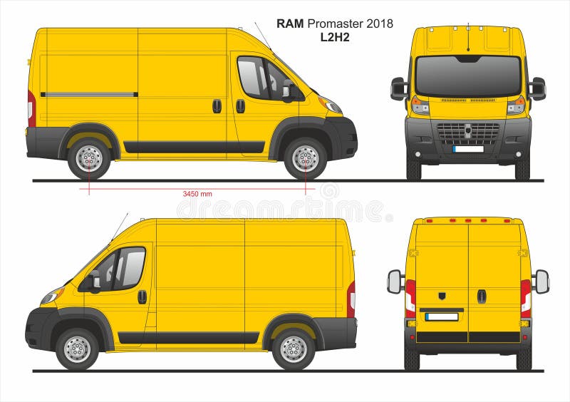 RAM Promaster Cargo Van L2H2 2018