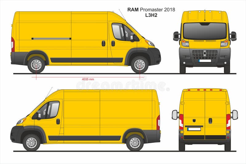 RAM Promaster Cargo Van L3H2 2018