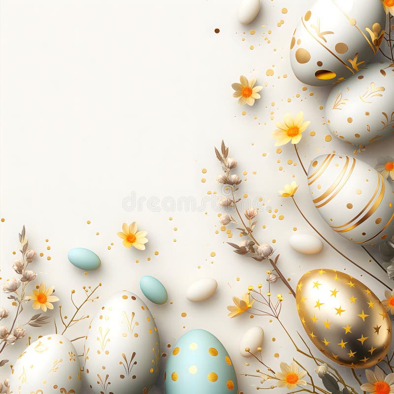 Background design for Easter festival presentation. Suitable for social media post. Aspect ratio 1:1, square image. Generated AI. Background design for Easter festival presentation. Suitable for social media post. Aspect ratio 1:1, square image. Generated AI