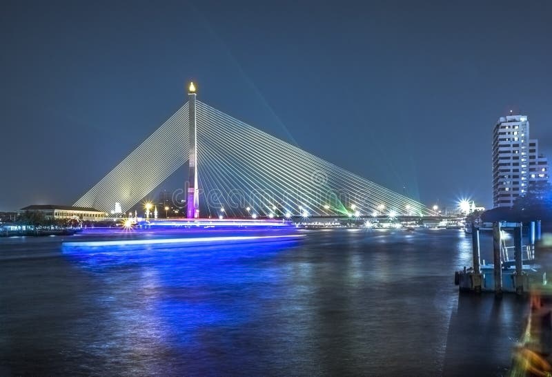 rama VIII γεφυρών στοκ φωτογραφία με δικαίωμα ελεύθερης χρήσης rama VIII γεφυρών στοκ φωτογραφία με δικαίωμα ελεύθερης χρήσης