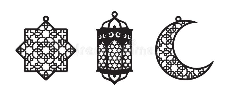 ramadan moon dxf