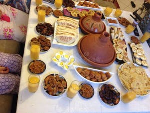 Ramadan Evening Family Meal Stock Photo Image Of Family Fast 70740382