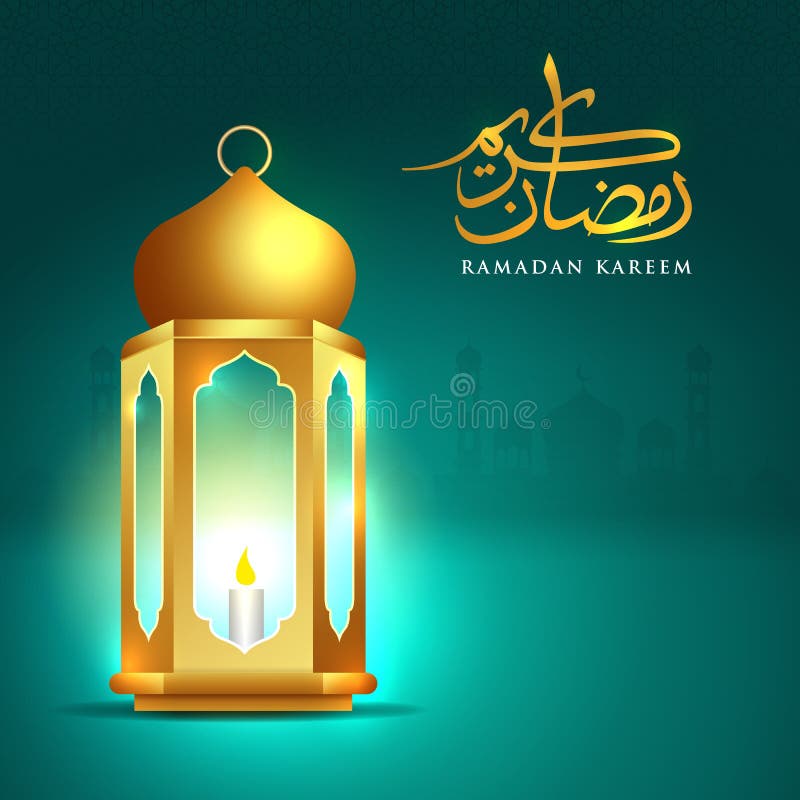 Ramadan Kareem Arabic Greeting Background Wallpaper Stock Illustration -  Illustration of background, beautiful: 175790186