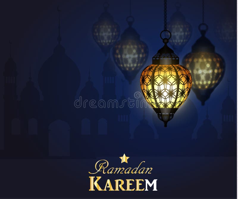Ramadan Kareem, begroetende achtergrond vector illustratie Ramadan Kareem, begroetende achtergrond vector illustratie
